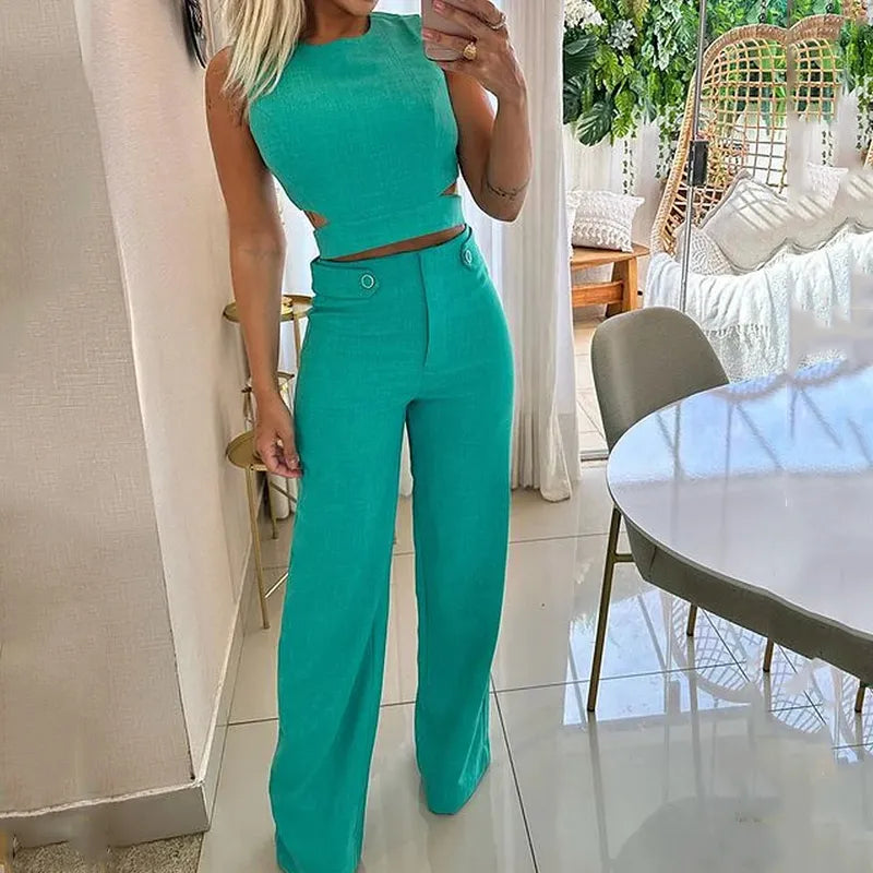 Reina - Conjunto Top & Pantalón