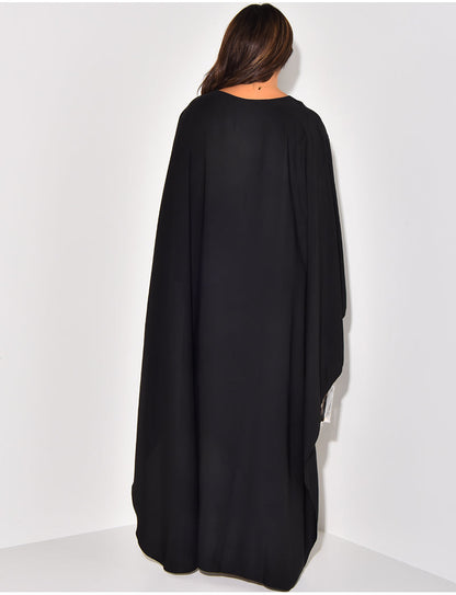 Salma - Vestido con Capa Fluida
