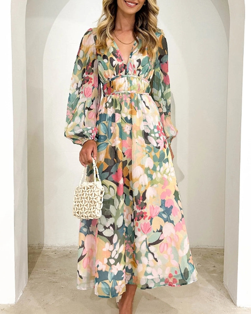 Nina - Vestido Elegante con estampado Floral