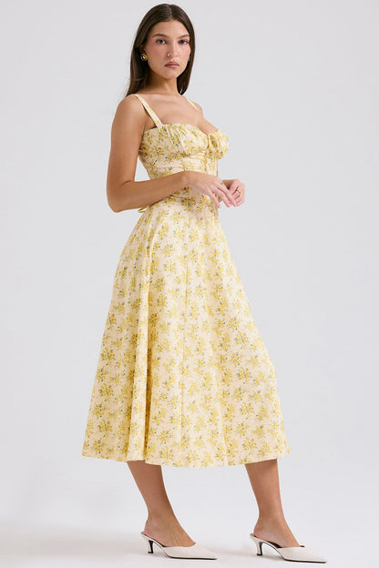 Zenia - Vestido Midi Ligero y Fluido