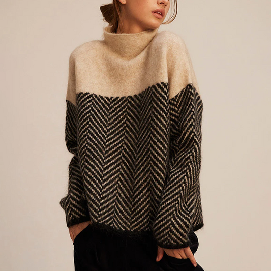 Martina - Suave jersey de cuello alto