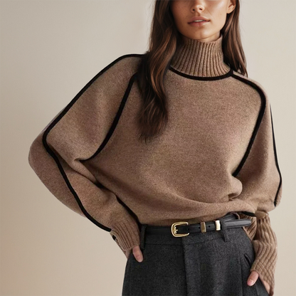 Marta - Jersey de Cuello Alto