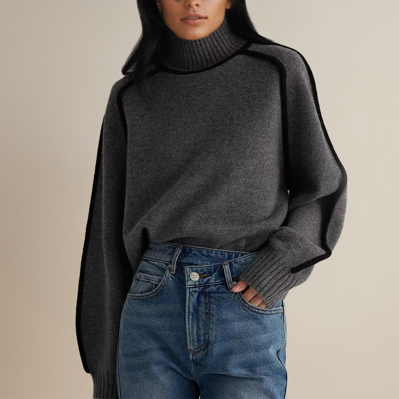 Marta - Jersey de Cuello Alto