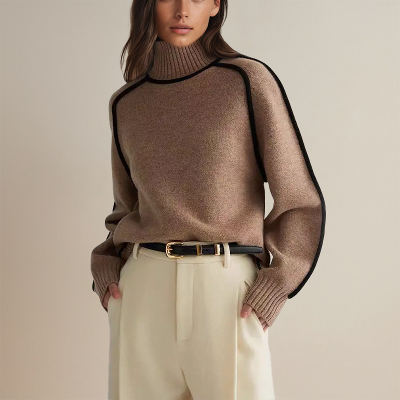 Marta - Jersey de Cuello Alto