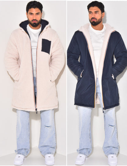 Arnoud | Warme casual lange jas