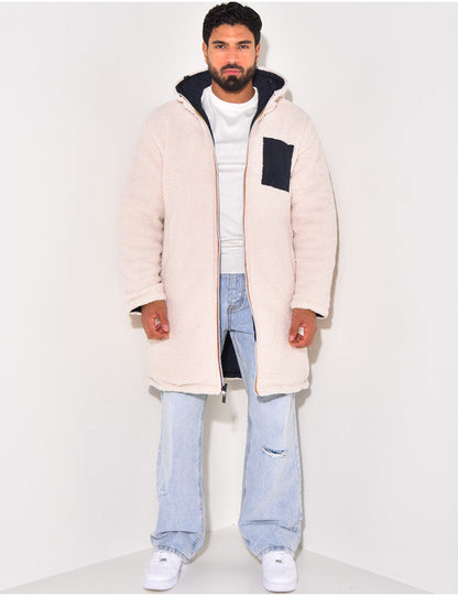 Arnoud | Warme casual lange jas