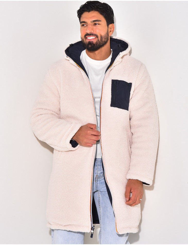 Arnoud | Warme casual lange jas