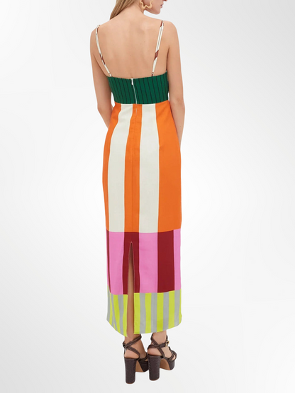 Neus - Vestido largo multicolor