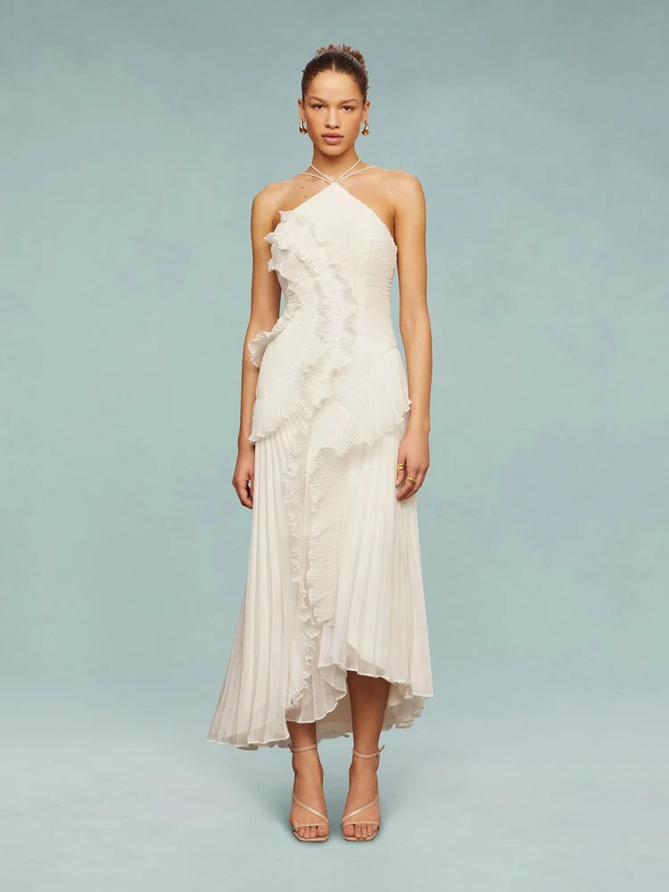 Marissa | Vestido Elegante con Volantes
