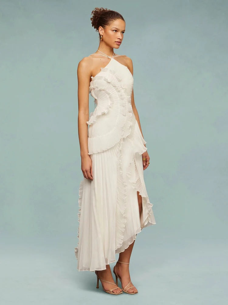 Marissa | Vestido Elegante con Volantes
