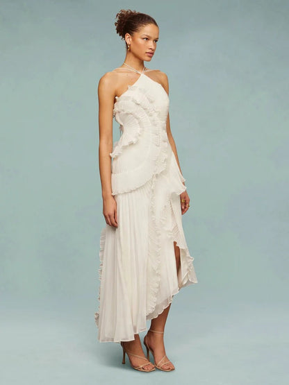 Marissa | Vestido Elegante con Volantes