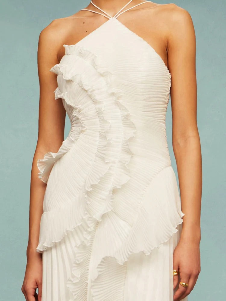 Marissa | Vestido Elegante con Volantes