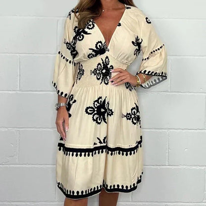 Gloria - Vestido con estampado elegante