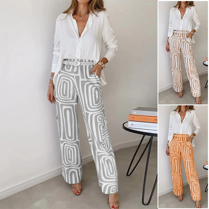 Lena - Conjunto Elegante + Cinturón de Regalo