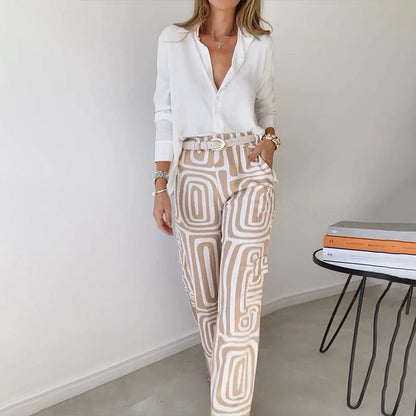 Lena - Conjunto Elegante + Cinturón de Regalo