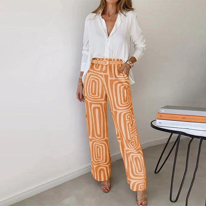 Lena - Conjunto Elegante + Cinturón de Regalo