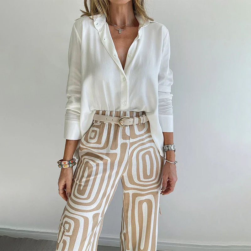 Lena - Conjunto Elegante + Cinturón de Regalo