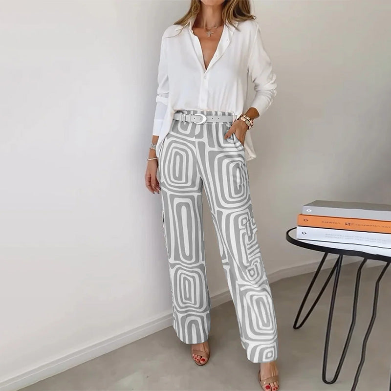 Lena - Conjunto Elegante + Cinturón de Regalo