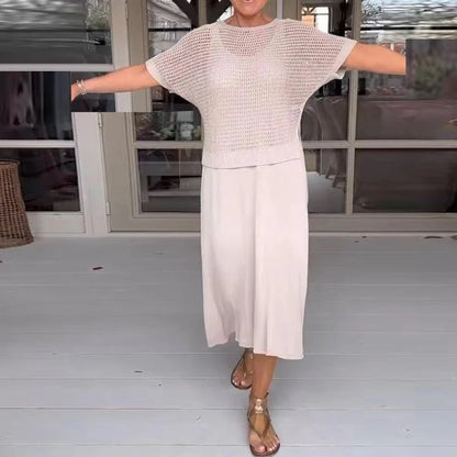 Fabiola | Elegante Conjunto Vestido con Top